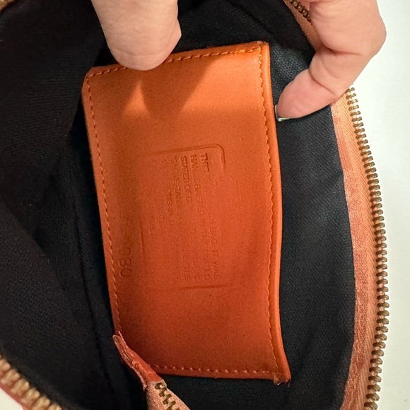 Orange Coach wristlet - Picture 5 of 5